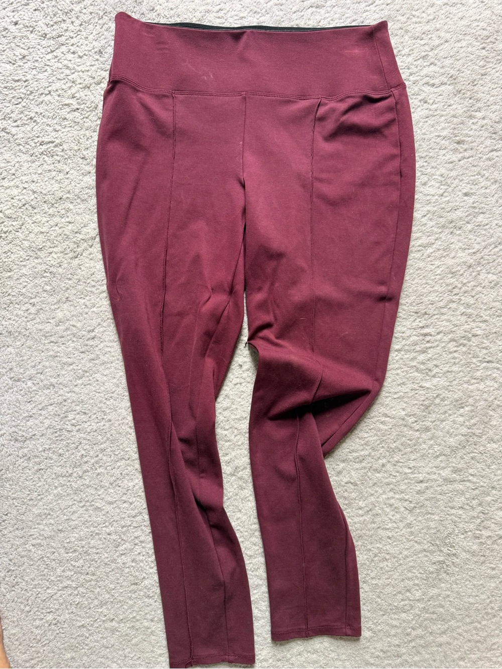 Apt. 9 Maroon Ponte Skinny Pants